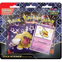 Blister Pack - Triple Blister Pack - Paldean Fates [Tech Sticker] *Assorted*